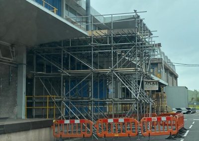 Commercial Scaffolding that Atlas Scaffolding Limited have erected.