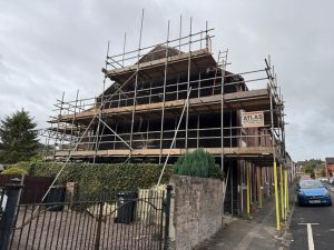 Another example of residential scaffolding