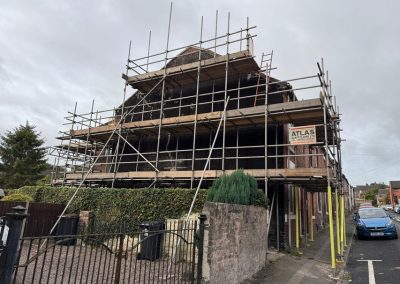 Another example of residential scaffolding